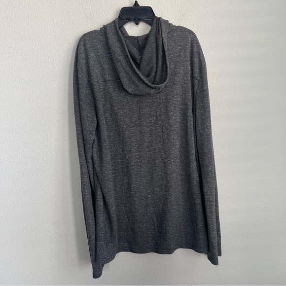 ONIA Heather Lightweight Pullover Rayon / Polyester Hoodie - Picture 6 of 7